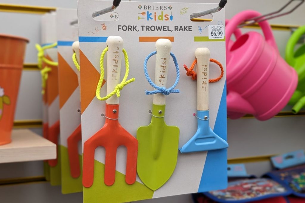 Kids gardening activities at Hilltop Garden Centre Essex