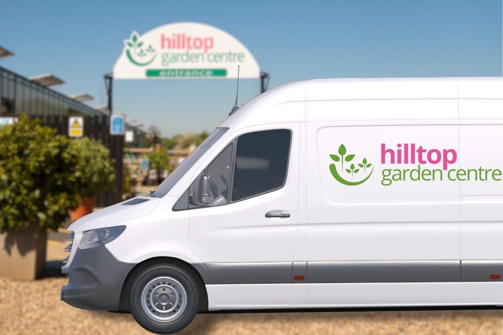 Local delivery at Hilltop Garden Centre Essex