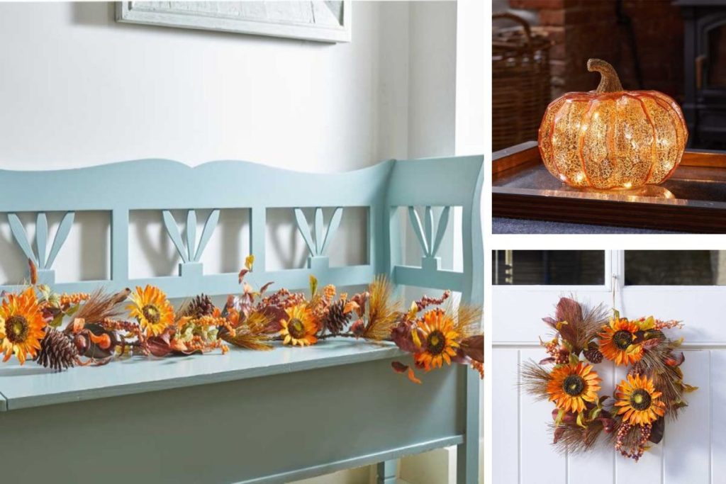 Autumn decor at Hilltop Garden Centre Clacton