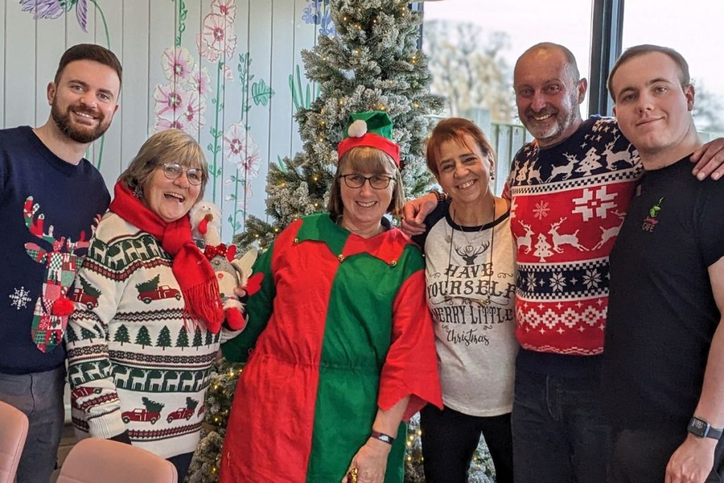 Christmas at hilltop Garden Centre Essex