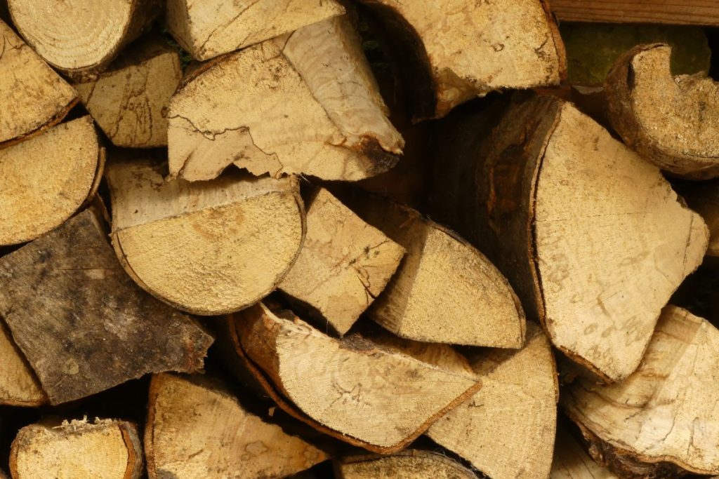 Kiln dried hardwood logs at Hilltop Garden Centre Essex