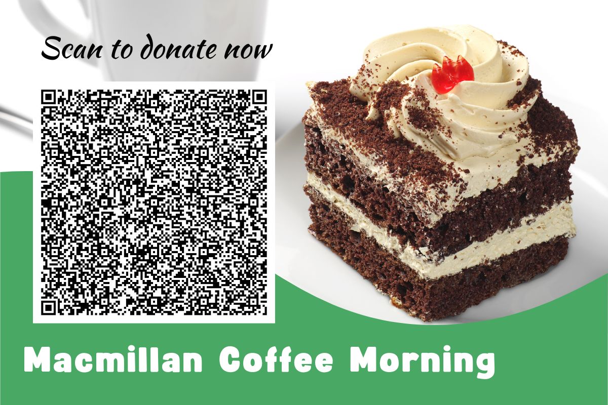 Macmillan coffee morning at Hilltop garden centre with a cafe